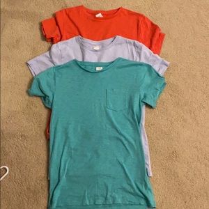 3 crew cuts (Jcrew kids) pocket tees